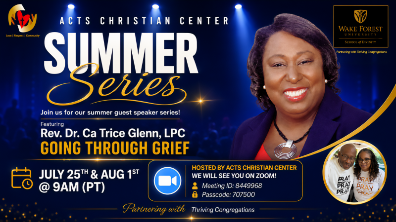 Acts Grief Bible Study