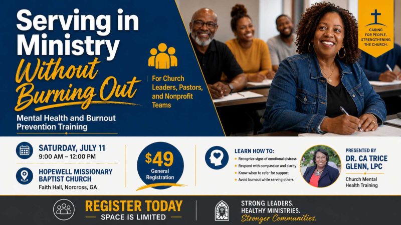 Serving in Ministry Without Burning Out